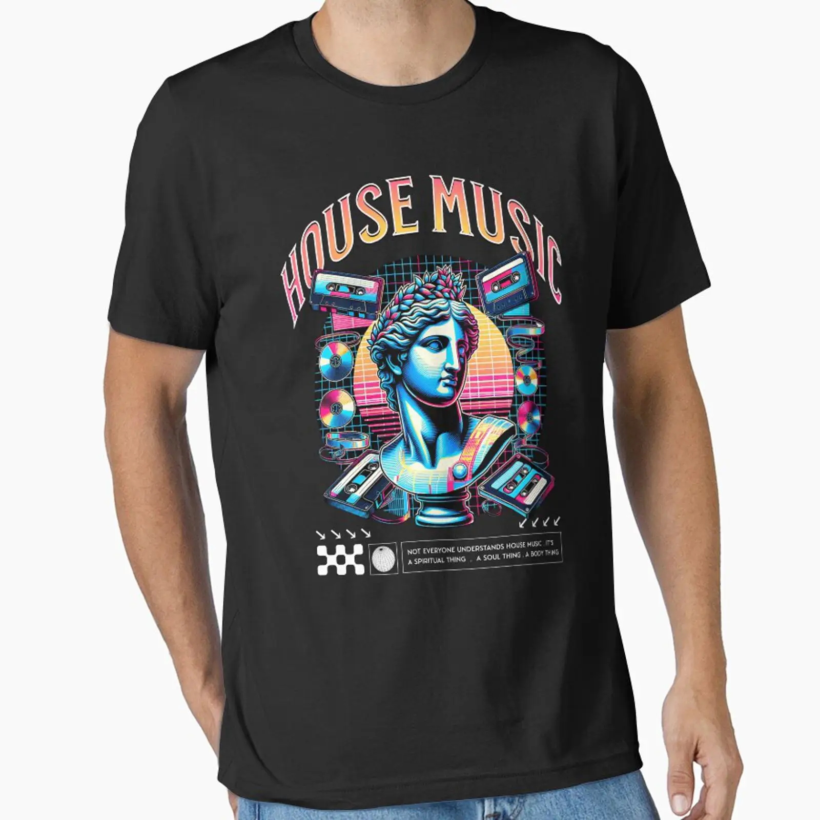 Audio House Music - HOUSE MUSIC Statue Audio Icons Белая