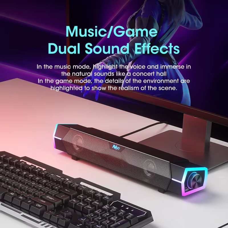 Audio Music Player Pc - 4D стерео-колонка для компьютера, Bluetooth-сабвуфер с