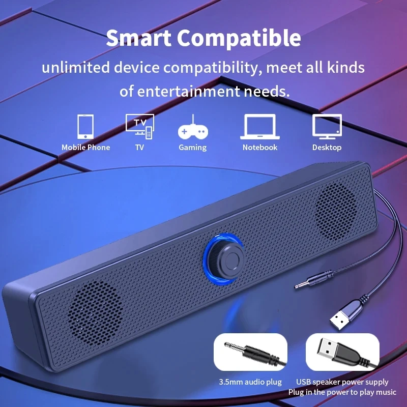 Саундбар Компьютер ПК Телевизо – обзор и цена Audio Music Player Pc