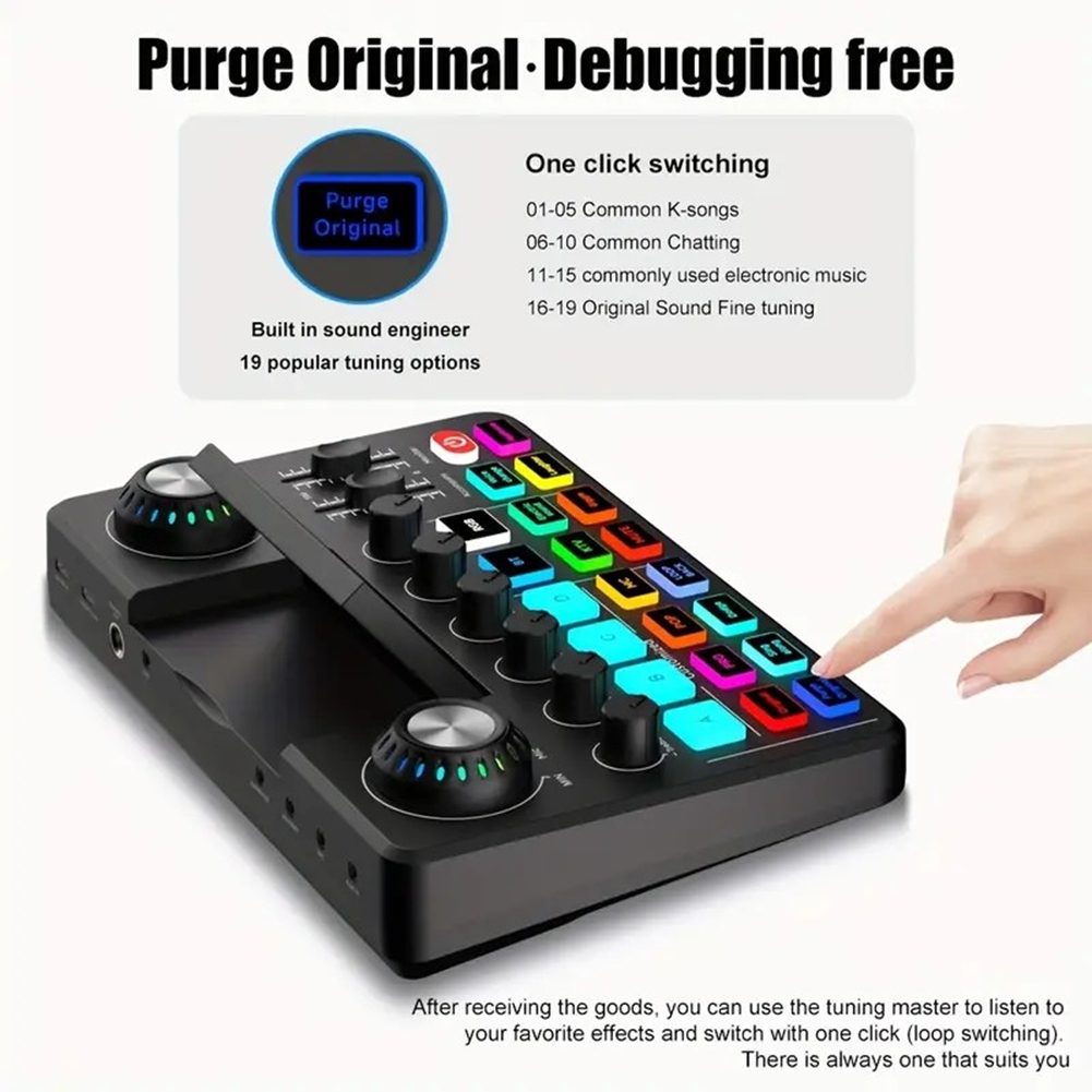 Аудиомикшер A20I, звуковая кар – обзор и цена Audio Music Voice Changer