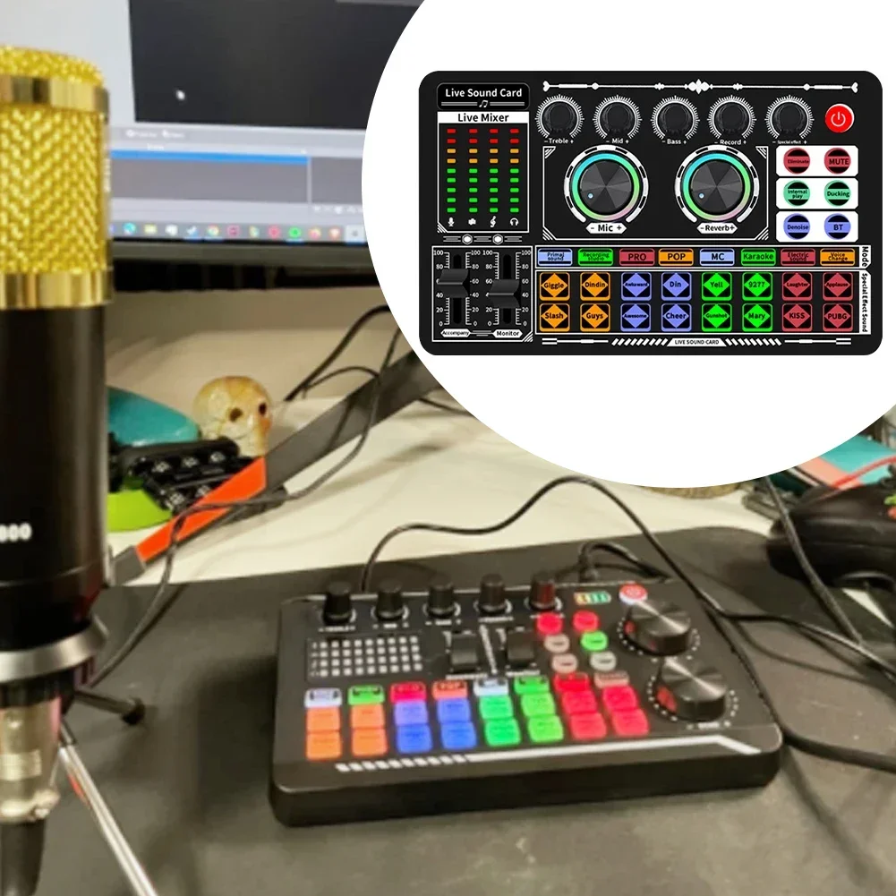 USB аудиомикшер, живая звукова – обзор и цена Audio Music Voice Changer
