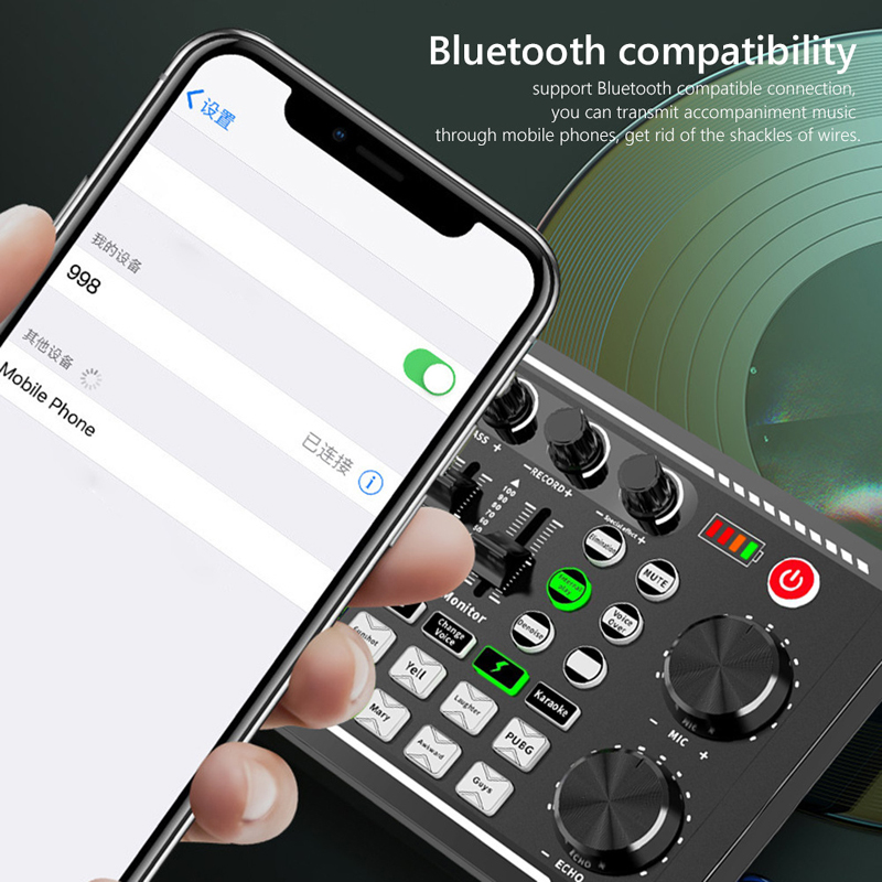 F998 звуковая карта в реальном – обзор и цена Audio Music Voice Changer
