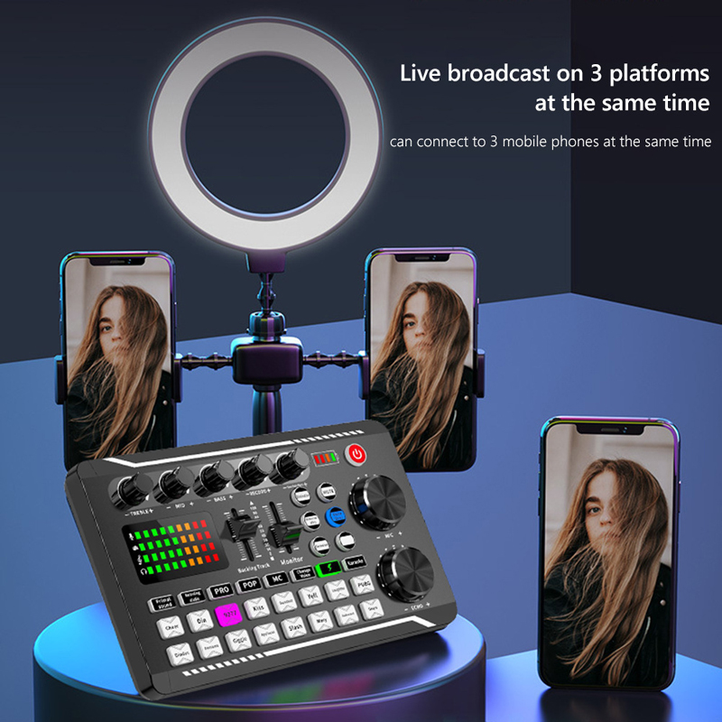 F998 звуковая карта в реальном – обзор и цена Audio Music Voice Changer