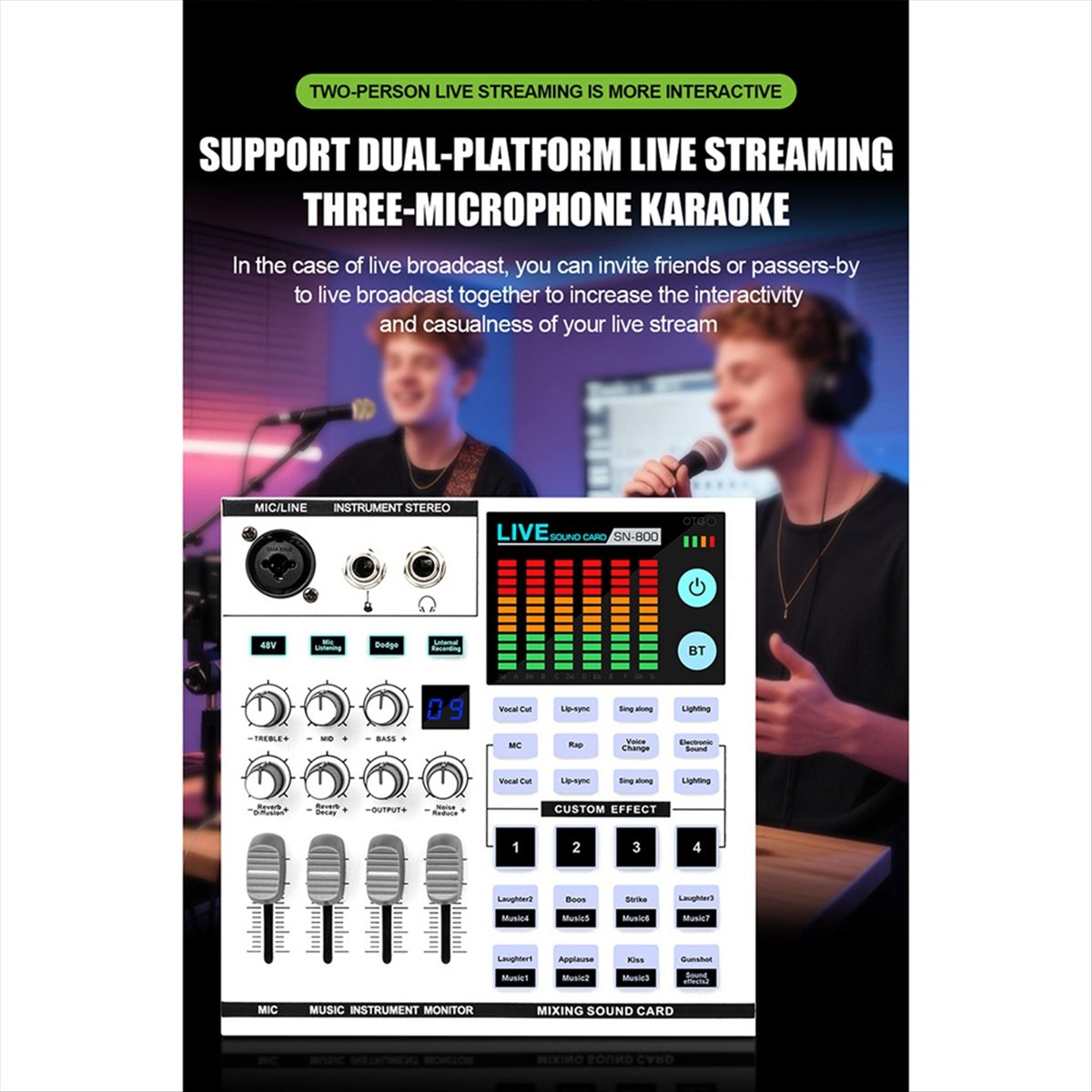 Звуковая карта DTC5 SN800 для  – обзор и цена Audio Music Changer